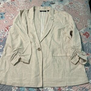 Briggs brand linen blend blazer size xl